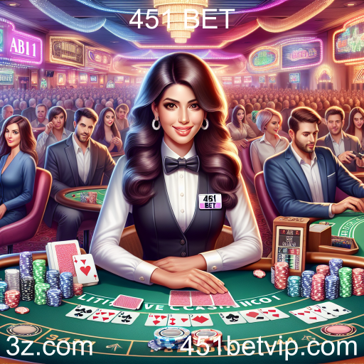 Experimente a Emoção do Cassino Ao Vivo na 451 BET